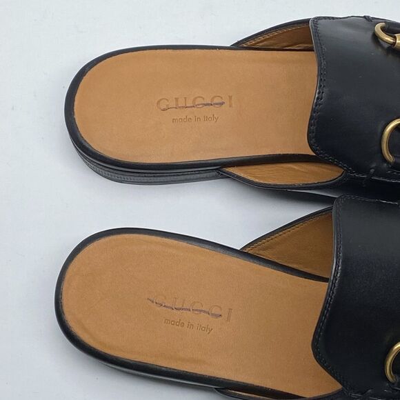 Gucci Princetown Leather Mules - Picture 9 of 14